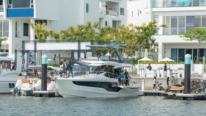 今年3月舉辦的台南亞果安平遊艇展，活動首日即創下亮眼成交額。（圖／亞果遊艇提供）