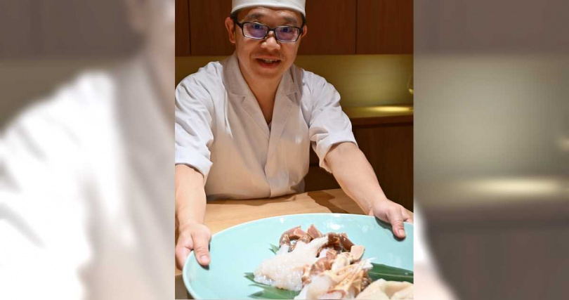 末冨康雄主廚快閃舉辦割烹盛宴，讓饕客享受日本大師級手藝。(圖／匠樂提供)