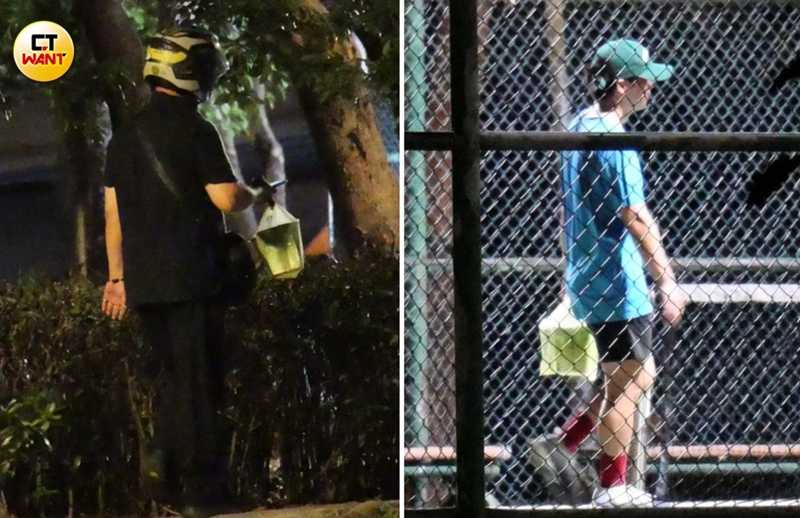 沒打多久周湯豪又叫了外送飲料來喝。（圖／本刊攝影組）