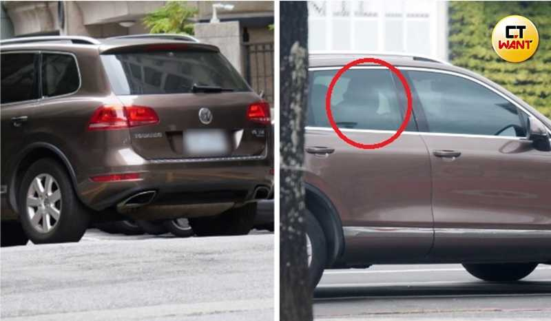 深怕曝光的李秉諭，進出峮峮住的社區停車場除了換一台車掩護，開車時也戴帽子與口罩就怕被認出來。（圖／本刊攝影組）