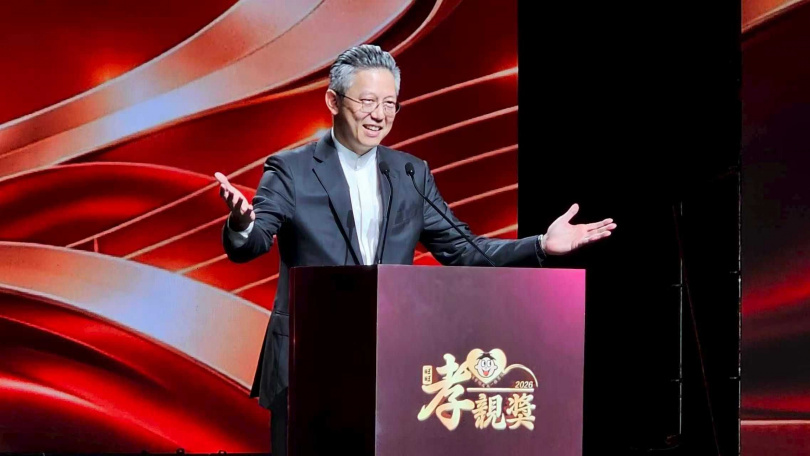 旺旺集團蔡紹中副董事長出席活動並致辭。(圖/藍孝威攝)