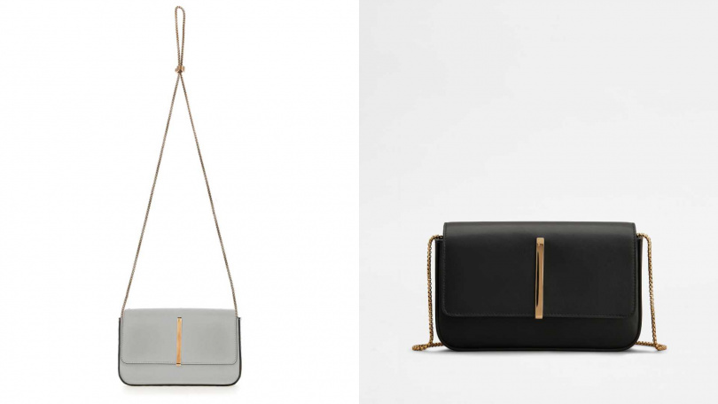 TOD'S BARRETTA灰色翻蓋鏈帶包／36,900元（圖／品牌提供）