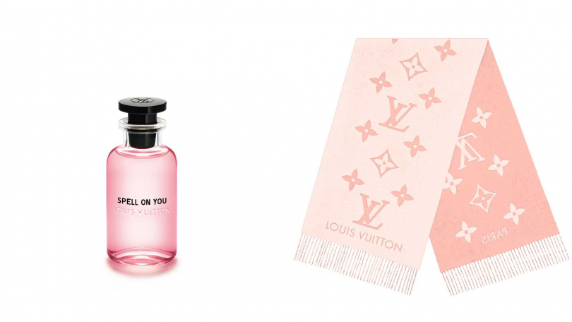 Louis Vuitton Spell On You香氛，REYKJAVIK ANIMATION PASTEL圍巾（圖／品牌提供）