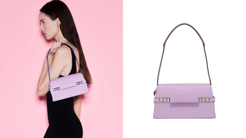 Delvaux Tempête To Go 棉花糖紫／151,300元（圖／品牌提供）