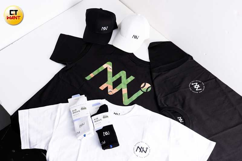 過去是舞者的林倪安,曾替中華隊應援,連出衣服品牌Logo都有棒球。(圖/林士傑攝)