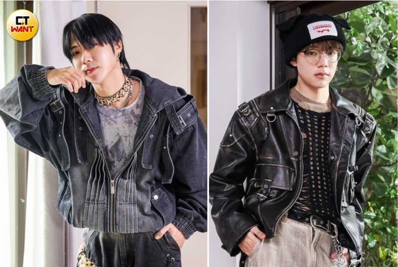 Alex（右）被算出桃花運非常多，崇峻（左）則正在實行美白計畫，會隨身帶著膠原蛋白。（圖／林士傑攝）