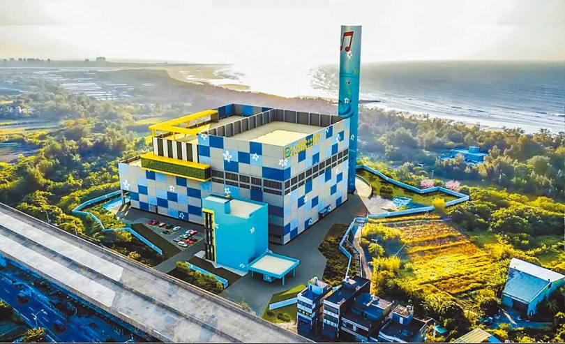 台鎔焚化爐預計營運後,年處理量達15.5萬噸,每年營收最高可挹注14至16億元。(圖/報系資料照、新竹縣政府提供)