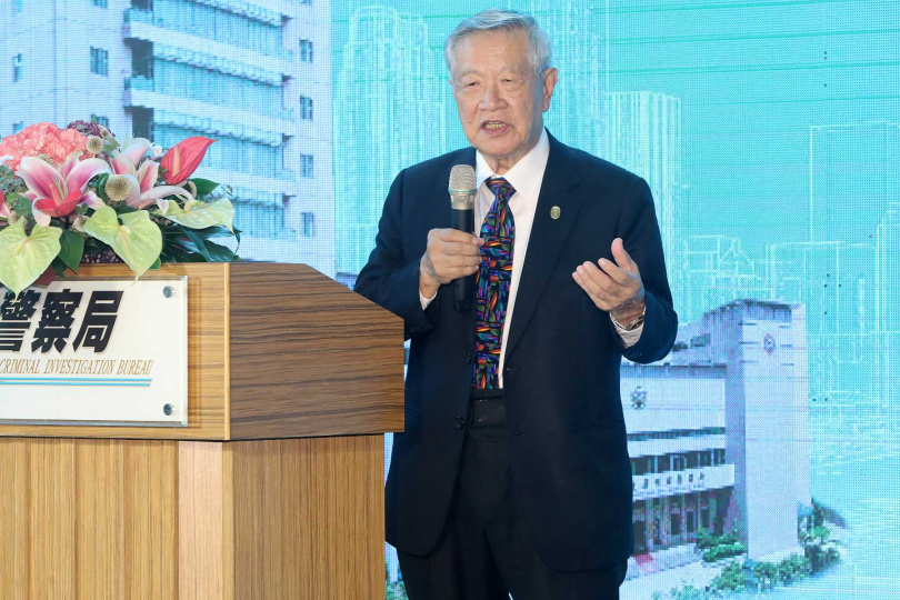 李昌鈺2023年回國出席「科技犯罪防制中心、刑事鑑識中心法制化」啟航典禮。(圖/報系資料照)