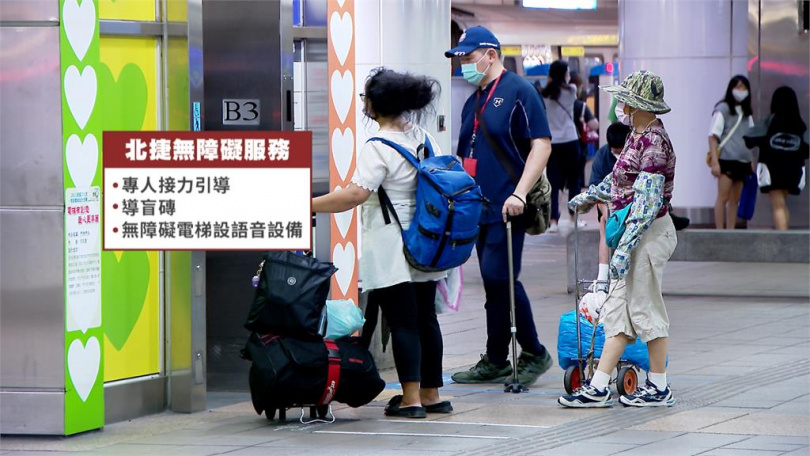 台灣捷運針對無障礙規劃受到國外旅客大讚。（圖／民視新聞）