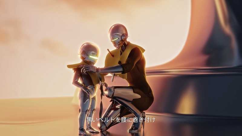 片中最令人驚豔的彩蛋,則是SAUVAGE.TV為本影片特別打造的Kid Ro-bot。這角色由空山基老師親自把關與藝術監修,帶來極具前瞻性的視覺驚喜。