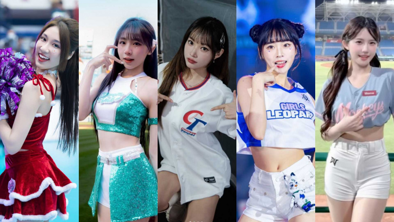 茉莉(左起)、飛飛、Ann、思思、Momo,這5位樂天女孩新成員5人均具備舞台及應援經驗。(圖/翻攝自茉莉FB、飛飛IG、AnnIG、思思IG、MomoIG)
