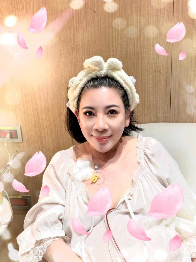 陳文茜新長的肝臟腫瘤又變大。（圖／陳文茜臉書）