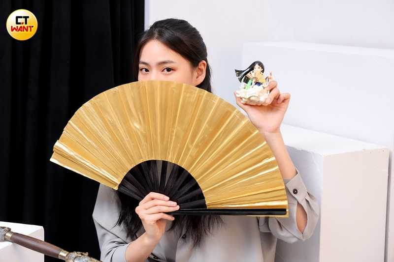 袁漠遙從小被《花木蘭》影響，被俠女勇敢的性格深深吸引。（圖／林士傑攝）