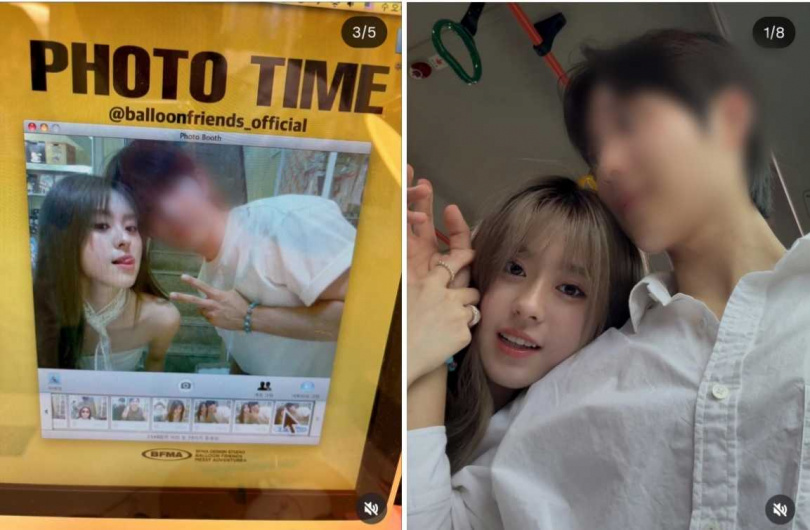 韓國男友為了跟邱偲琹的這段戀情，在專屬帳號上紀錄相處的點滴，不乏台灣、韓國兩地飛的熱戀痕跡，還稱邱偲琹是「天使」。（圖／翻攝自IG）