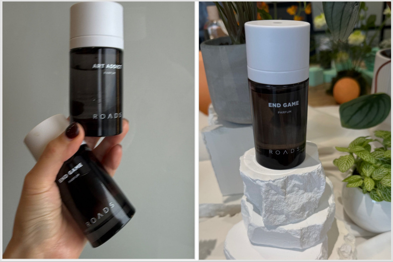 ROADS感官藝境ART ADDICT50ml/4,980元。（右）ROADS終局之勢END GAME50ml/4,980元。（圖／品牌提供）