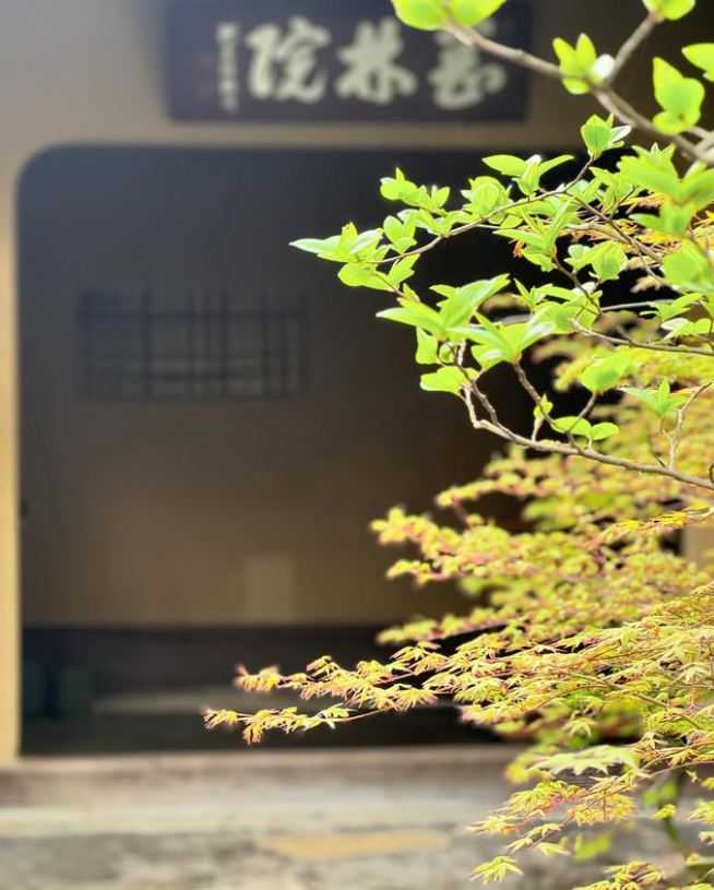 日本京都知名古剎高台寺3日晚間驚傳火警，寺院境內塔頭寺院「岡林院」接待所等木造建築遭大火吞噬。（圖／翻攝自Instagram，岡林院）