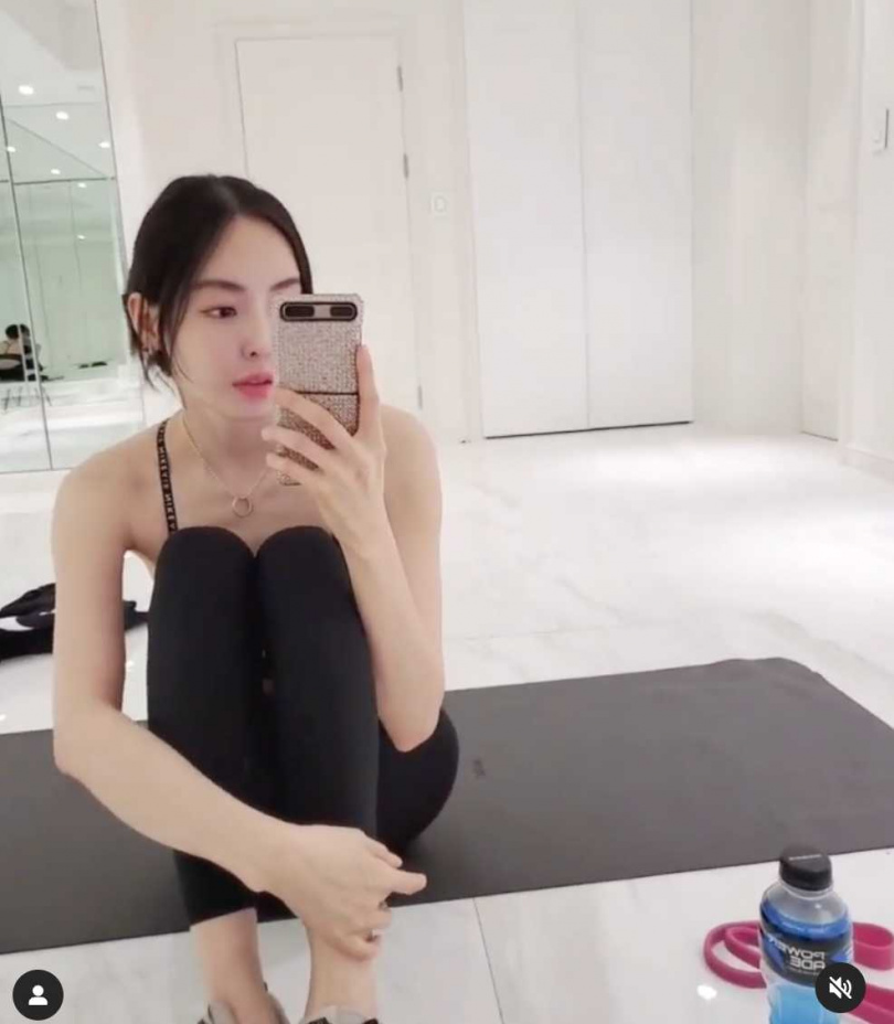 （圖／取自 dahee0315 IG）