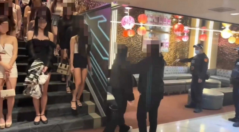 北市警局25、26日連續臨檢，嚴防黑幫火拼。（圖／翻攝畫面）