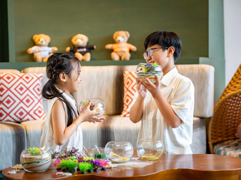 度假村內的SPLASH兒童俱樂部為從幼兒到青少年提供各種遊戲和活動。（圖／金蘭麗笙度假村提供）