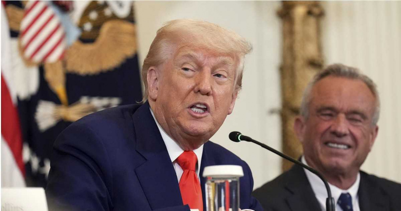 川普。(圖/達志/美聯社)