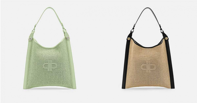 PEDRO ICON拉菲草編織單肩包／3,990元（圖／品牌提供）