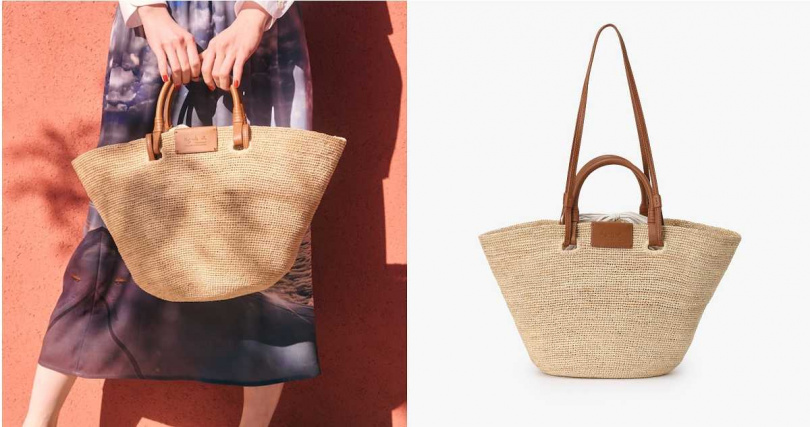 agnès b. 拉菲草單肩手提包／9,980元（圖／品牌提供）