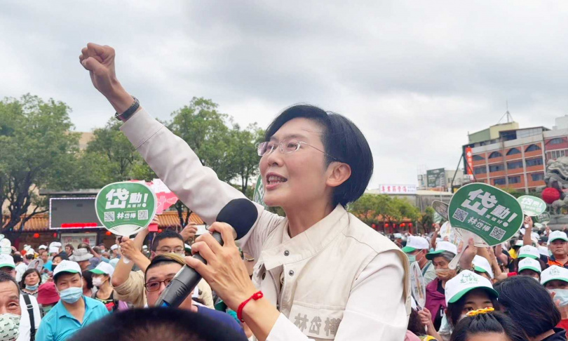 立委林岱樺儘管近日身陷官司亂流，但憑著7屆立委厚實基層實力，仍維持一定支持度，也持續勤跑基層。（圖／翻攝自林岱樺臉書）