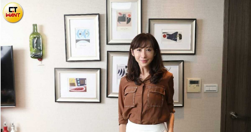 台北市議員許淑華（圖）回顧多年來奔走協調敦化國小校舍興建篳路藍縷直呼為了孩子都值得。（圖／劉耿豪攝）