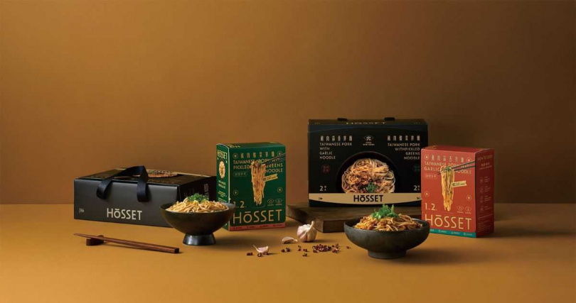 【HōSSET 虎勢】台灣全新常溫調理品牌 HōSSET 虎勢登場 首推兩大獨家口味 頂級食材「究好豬」首度入拌麵 「剛剛好的美味」提供舒適生活新解答。（圖／HōSSET虎勢提供）