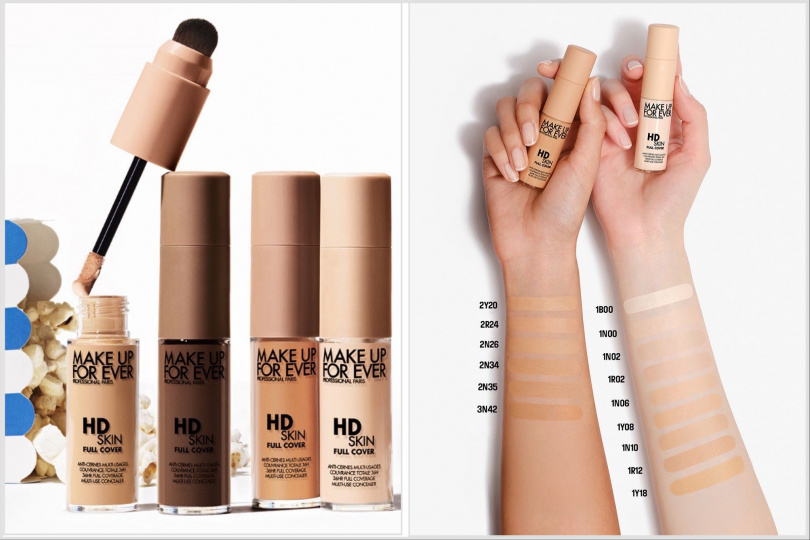 MAKE UP FOR EVER HD SKIN 粉無痕魔力防水遮瑕霜 15色，9ml/1250元（圖／品牌提供）