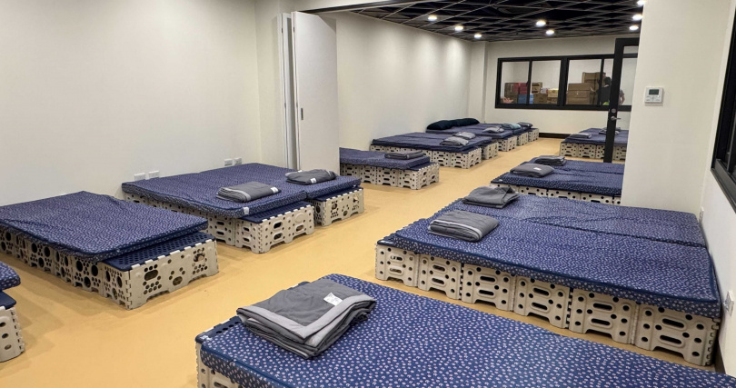 花蓮縣政府感謝各界救災支援，主動媒合旅宿資源提供救災人員與災民安心休憩空間。（圖片提供／花蓮縣政府）