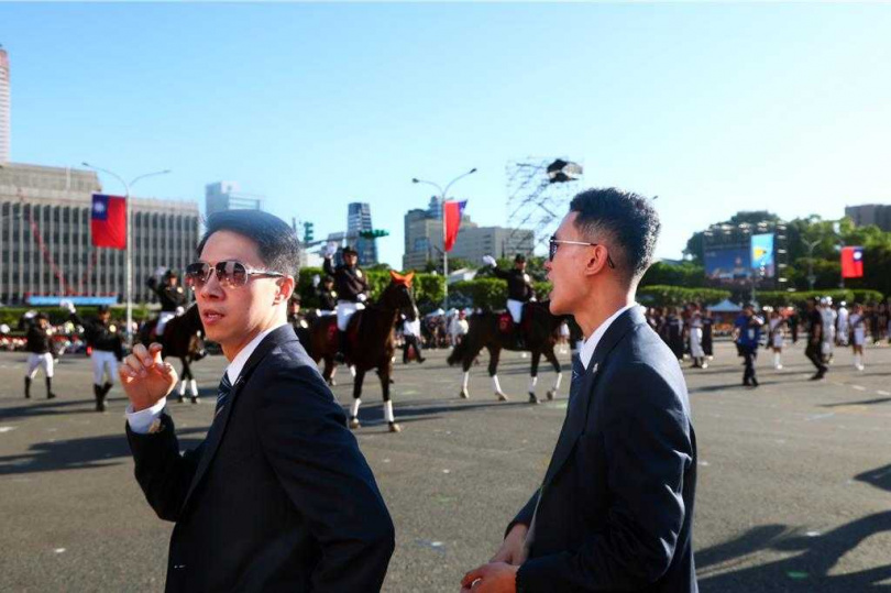 中華民國114年國慶大典10日登場，活動現場維安戒備森嚴。（圖／中國時報鄧博仁攝）