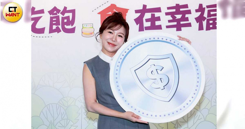 佩甄出席「人安基金會X7-ELEVEN花東關懷-寒士吃飽 食在幸福」活動。(圖/常朝貴攝)