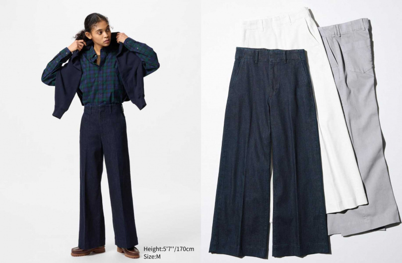 UNIQLO寬版牛仔褲／1,290元（圖／品牌提供）