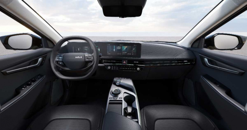 The new EV6 雙前座更搭載加熱與通風功能,營造舒適友善的乘坐空間(圖/台灣森那美起亞提供)。