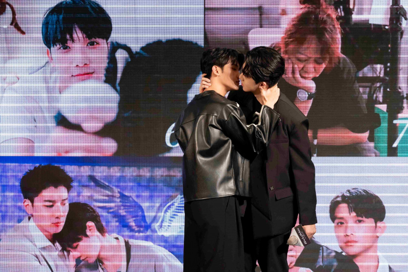 葛兆恩與紀成澔在劇中有長達68秒的吻戲。（圖／結果娛樂提供）