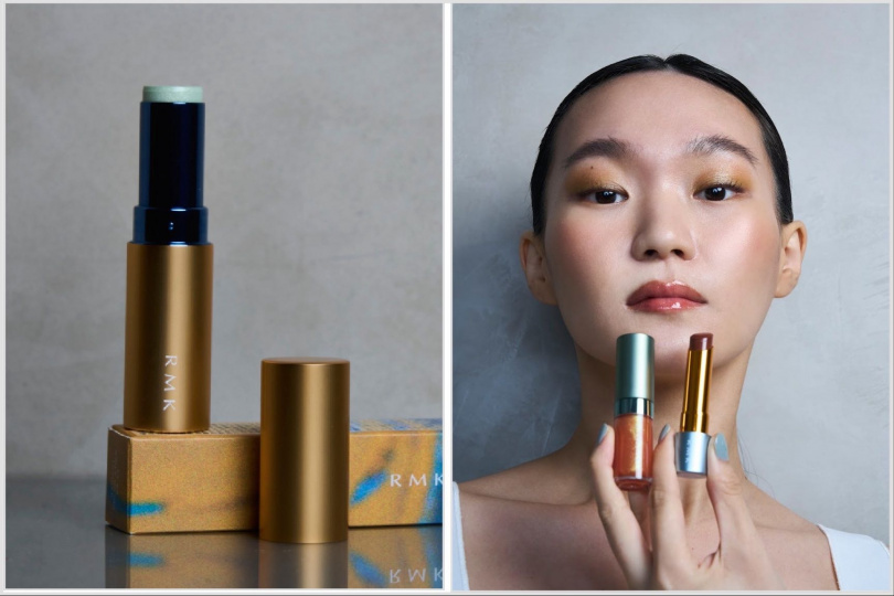 RMK 透光唇蜜 3.6g/1,200元;透光眼頰棒 6.3g/1,250元(圖/品牌提供)