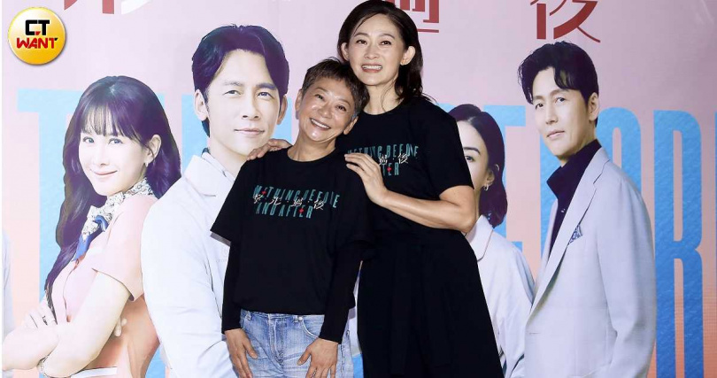 劉瑞琪(右)和曹蘭在《整形過後》中飾演一對超越性別的愛侶。(圖/侯世駿攝)