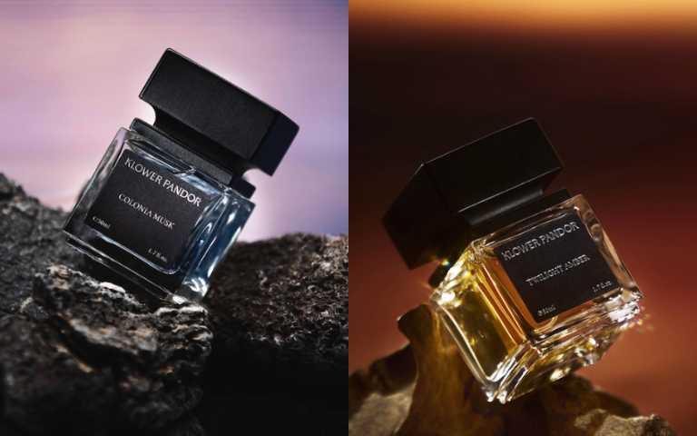 KLOWER PANDOR 克羅尼亞麝香記憶香水 50ml／2180元、暮光琥珀記憶香水 50ml／2180元（圖／品牌提供）