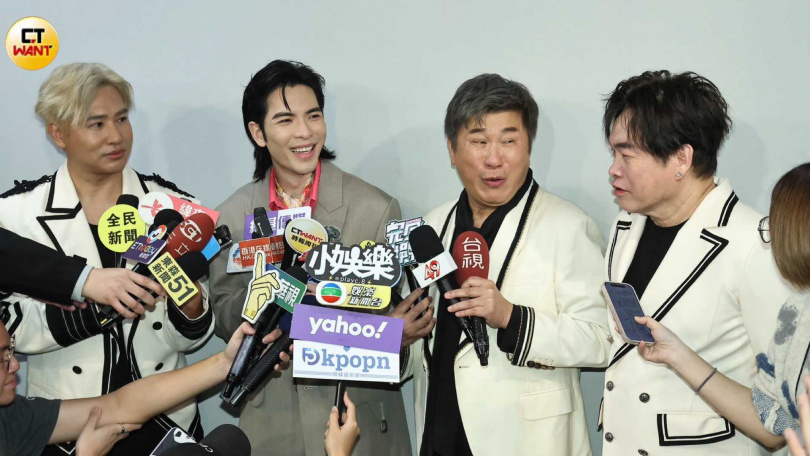 會後胡瓜受訪透露李千娜在台下不斷致謝。(圖/蘇聖倫攝)