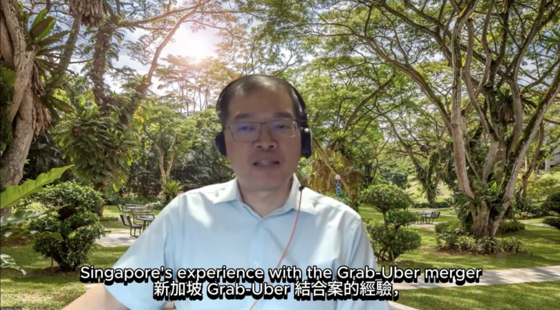 新加坡國立大學(NUS)法學院王澤恩副教授。(圖片提供/外送工會)