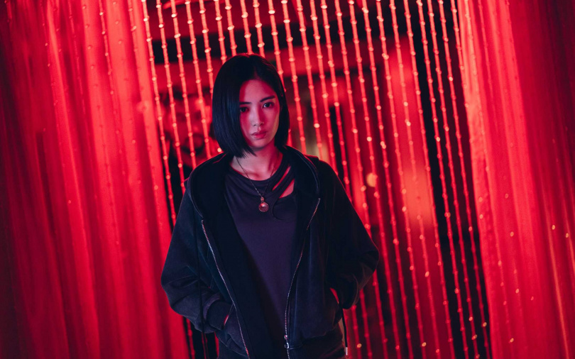 雷嘉汭圓夢拍攝動作戲。(圖/Netflix提供)
