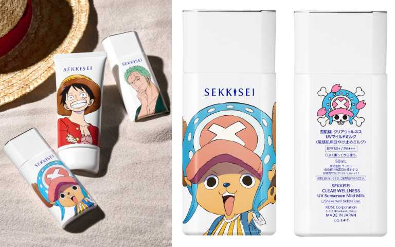 雪肌精 漾活低敏UV全效防禦乳(航海王喬巴限定版)SPF50+ PA+++ 50mL／620元 （圖／品牌提供）