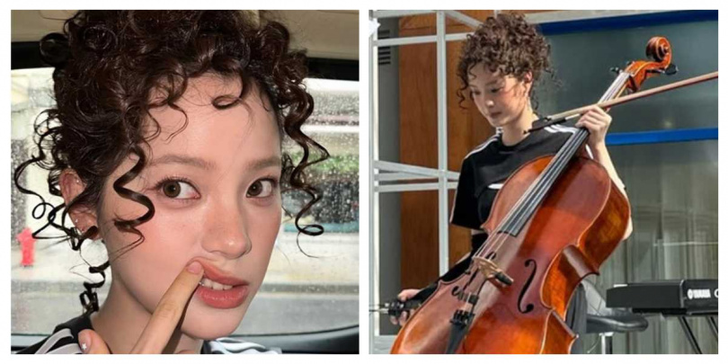 歐陽娜娜520曝光全新捲髮造型，面對國籍假訊息風波未正面回應。（圖／翻攝自IG）