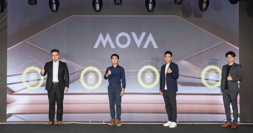 MOVA 亞太區執行長 Charles (上圖左二)表示：「MOVA 結合尖端科技與優雅設計，秉持最貼近消費者需求的初衷，帶來極致便利，讓每刻生活時光都值得細細品味。」（圖／ＭＯＶＡ提供）。