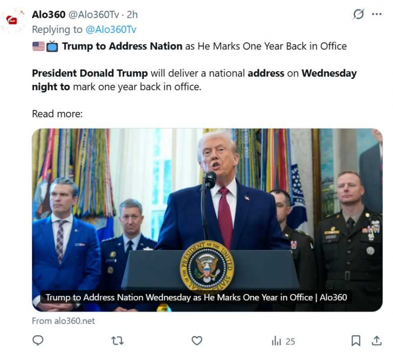 敘利亞美軍遇襲事件造成兩軍人一翻譯身亡，川普日前放話將讓對方付出重大代價。（圖／翻攝自X，@Alo360Tv）