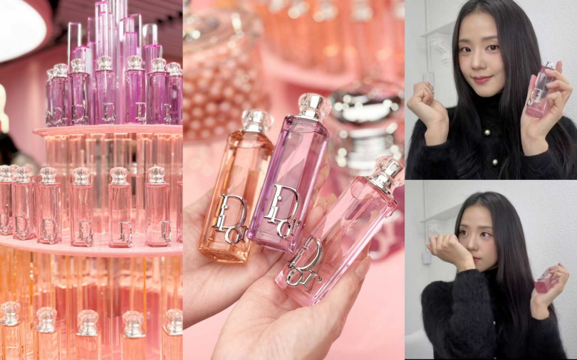 瓶身設計也延續迪奧一貫的精緻感，輕巧好攜帶，很適合隨時補香、補能量。（圖／吳雅鈴攝、取自Jisoo IG）