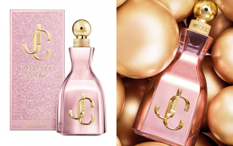 粉紅鏡面瓶身加上外盒手寫感的「With Love」細節，也讓它成為化妝台上很加分的一瓶。（圖／品牌提供）&nbsp;