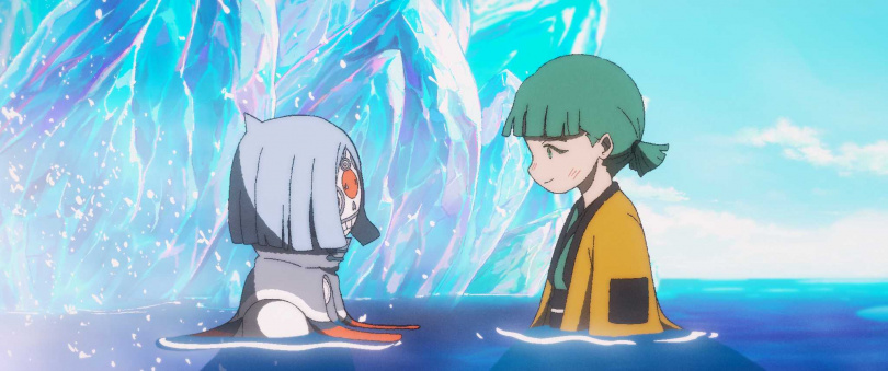 《世外》描述最萌陰間使者「小鬼」與拒絕轉世的女孩「小妹」跨越千年的生死約定。（圖／甲上提供）