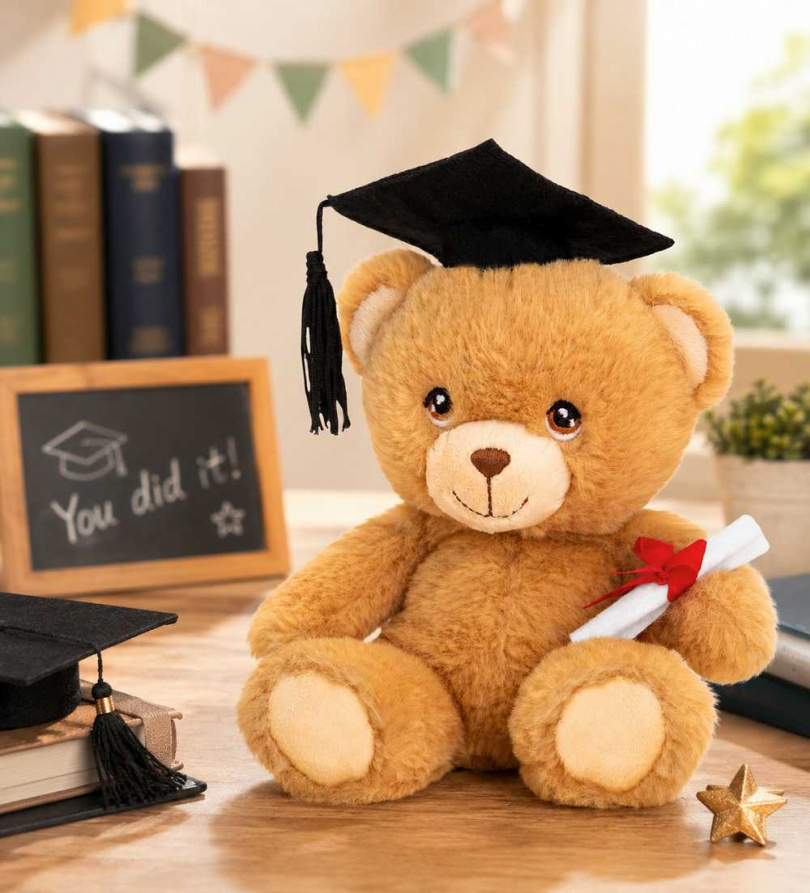 Keeleco Graduation Bear 畢業快樂小熊／1080元（圖／品牌提供）